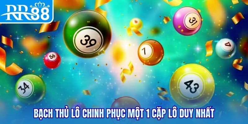Bạch thủ lô chinh phục một 1 cặp lô duy nhất