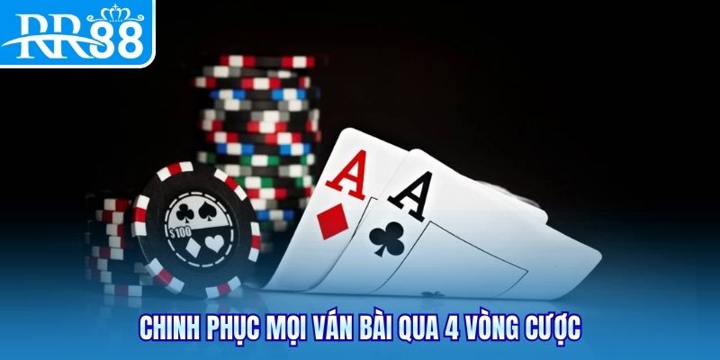 Chinh phục mọi ván bài qua 4 vòng cược