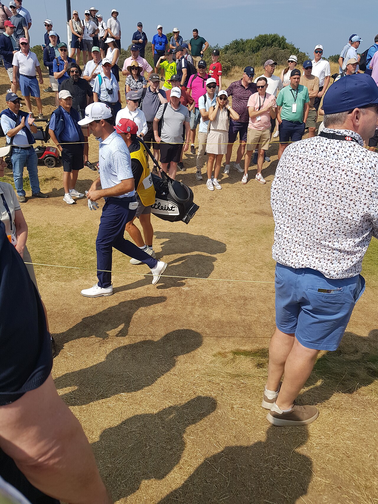 Golfer Jackson Suber thi đấu ngày 2 tại The Open Championship 2026 trên sân Royal Birkdale