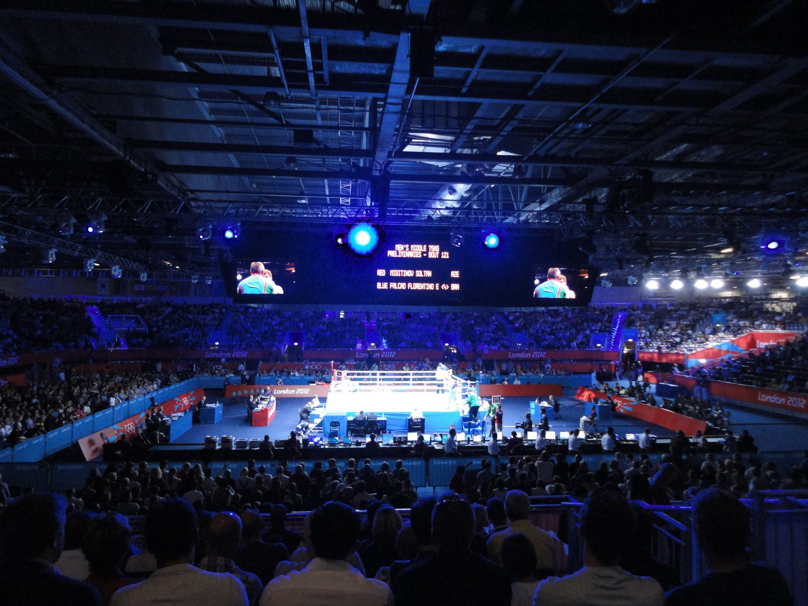 Võ đài boxing tại Olympic London 2012 – minh họa luật thi đấu quyền anh