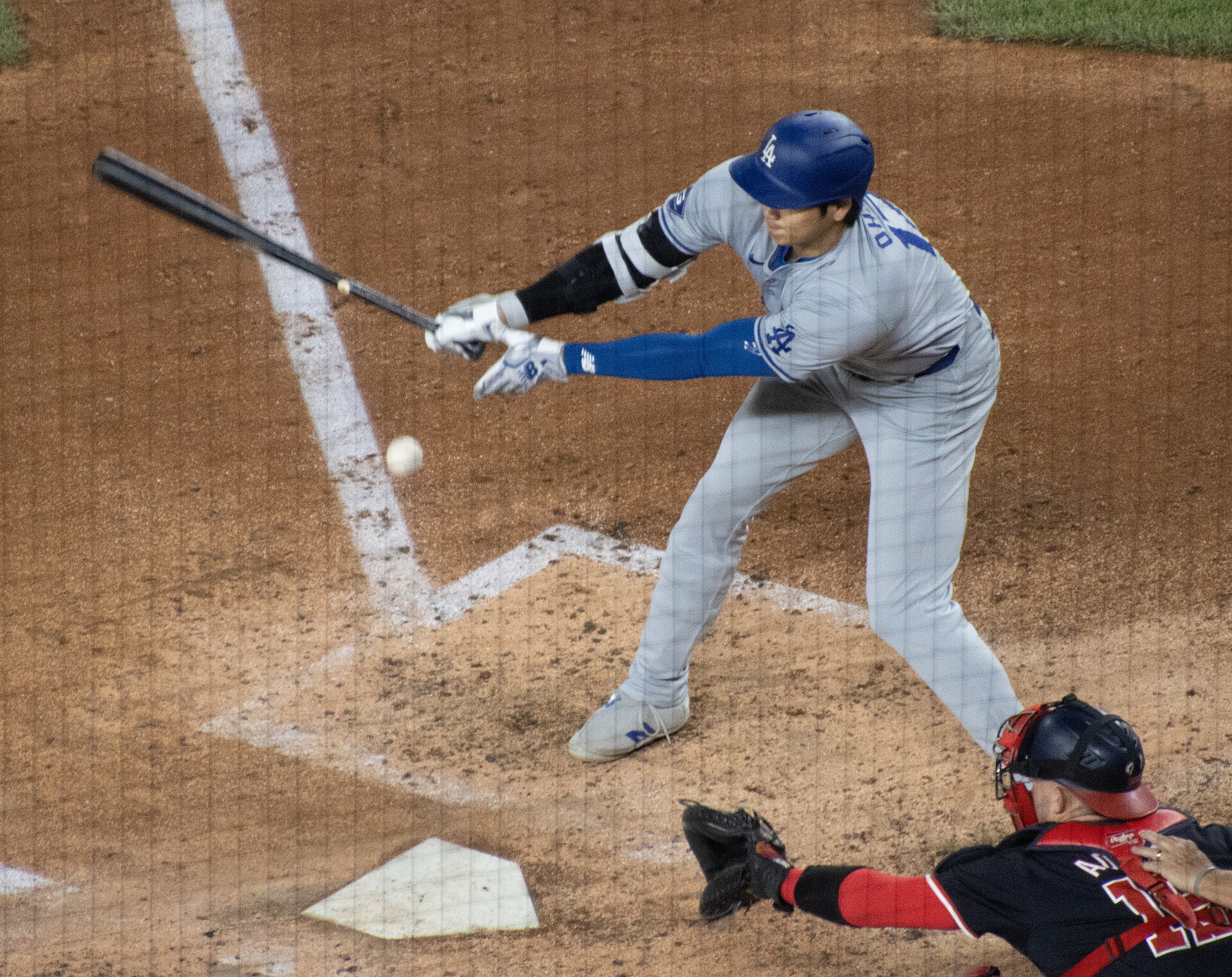 Shohei Ohtani trong màu áo Los Angeles Dodgers mùa giải 2024