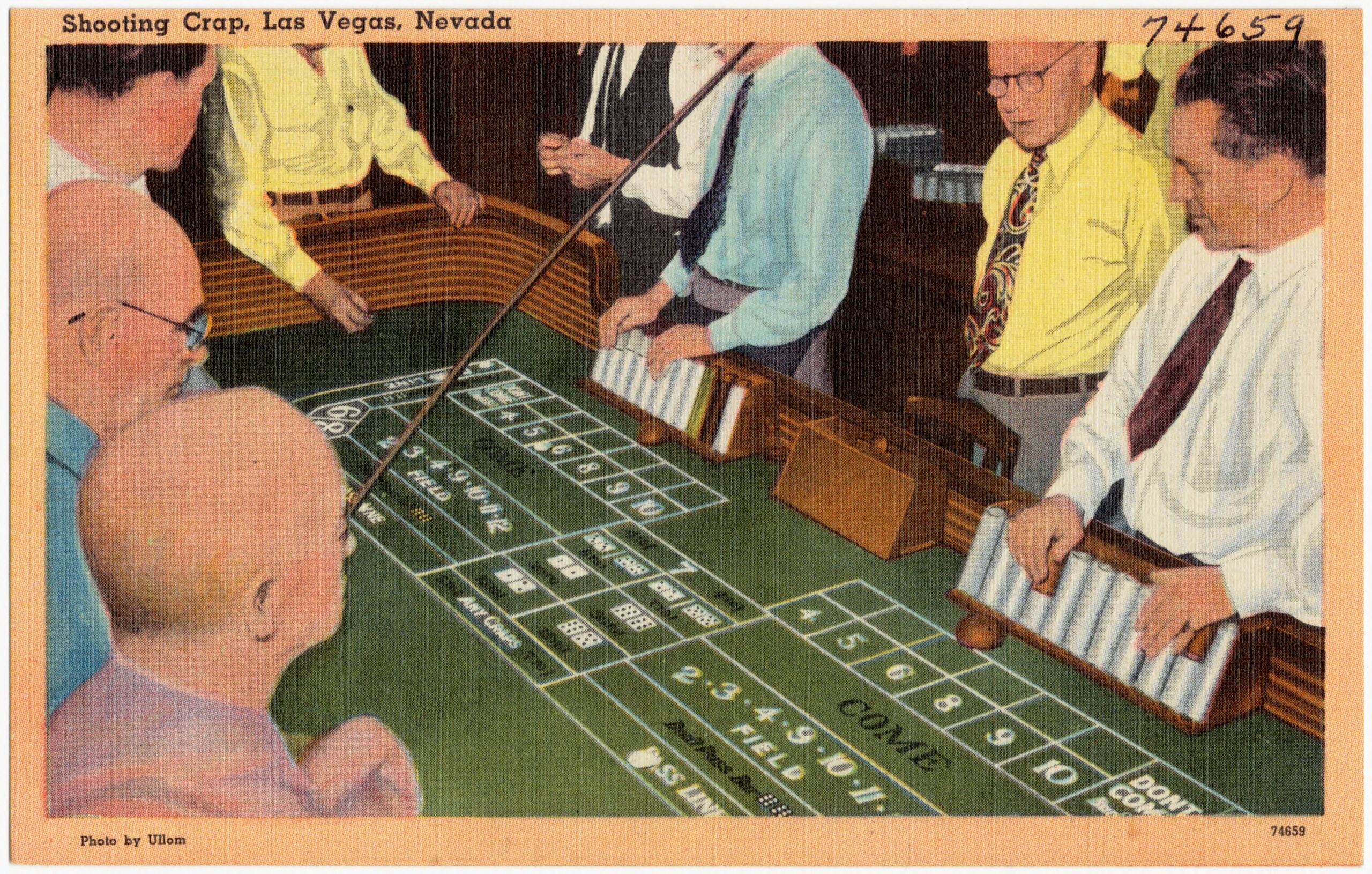 Chơi craps tại Las Vegas thập niên 1940
